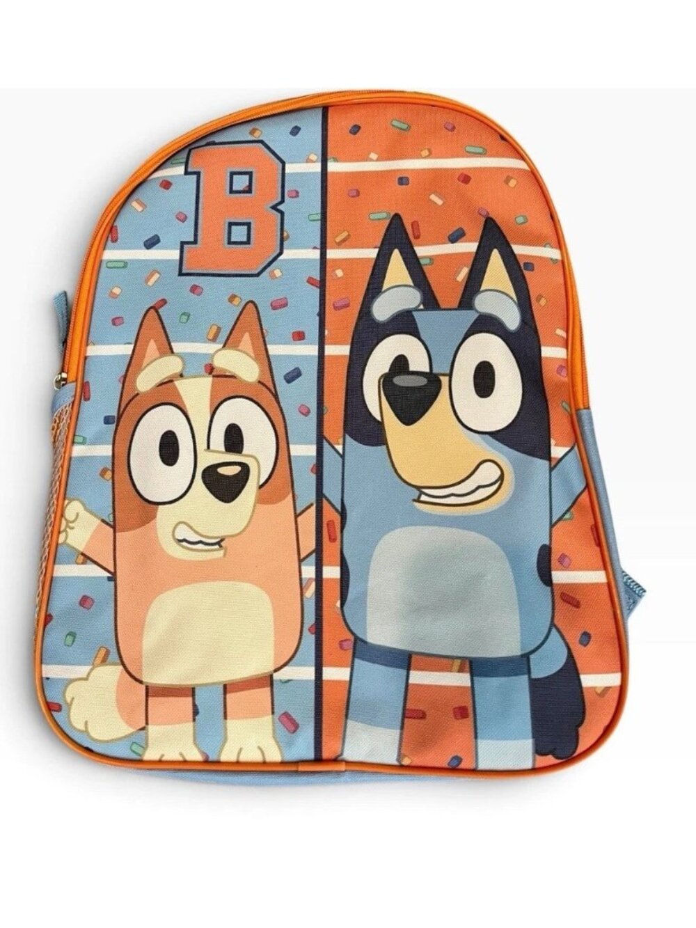 Bluey and Bingo Kids Backpack Full Size Book Bag 15" Cartoon TV Brand New